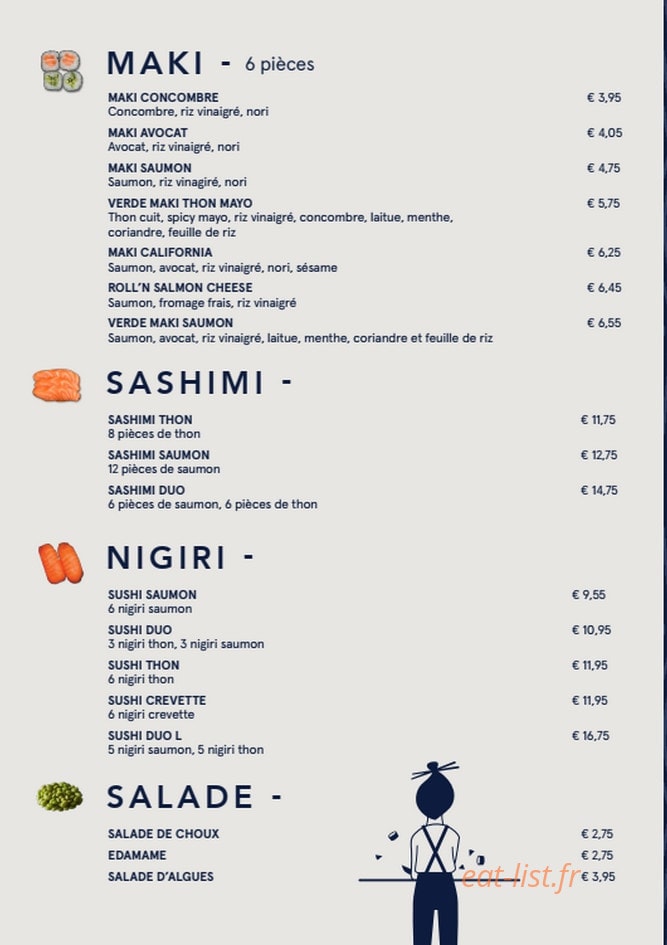 Sushi Daily — carte page 2