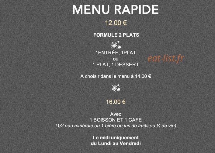 Le Caveau — carte page 3