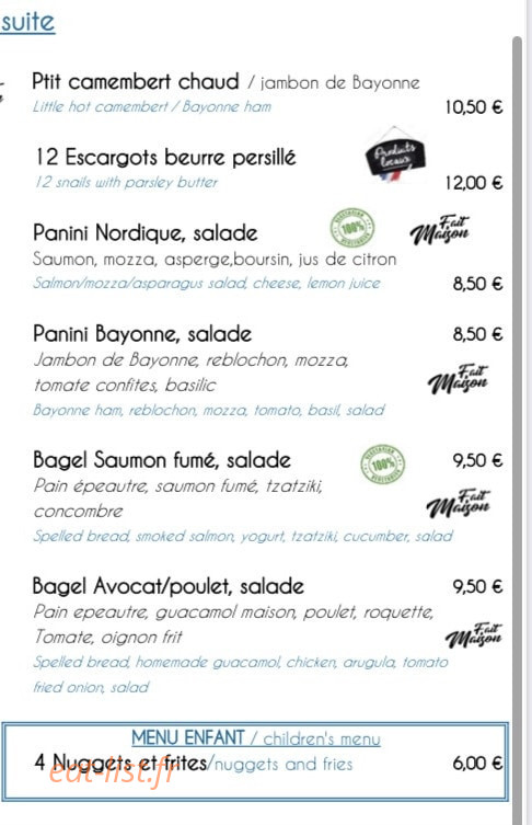 27 Faubourg — carte page 4