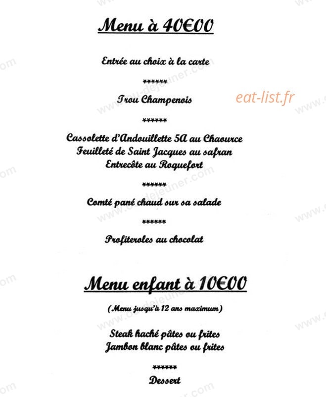 Au Bateau Lavoir — carte page 7