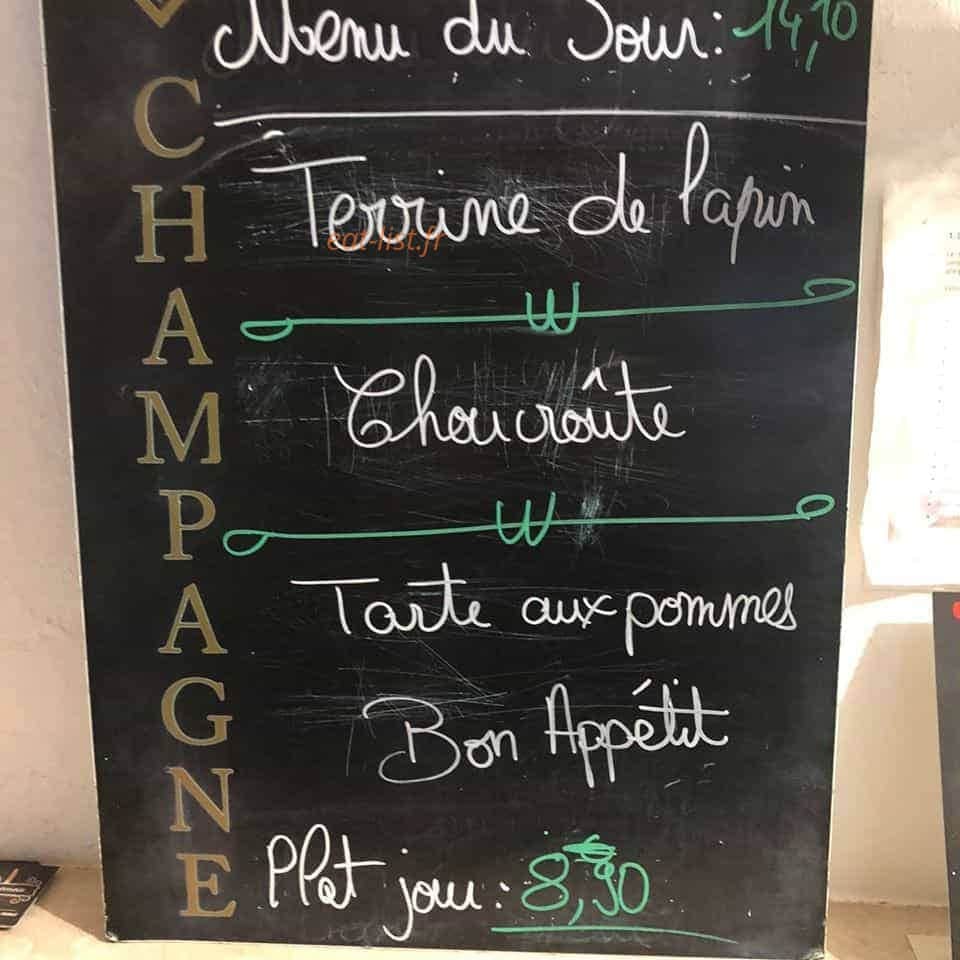 Le G'Houlot Champenois — carte page 1