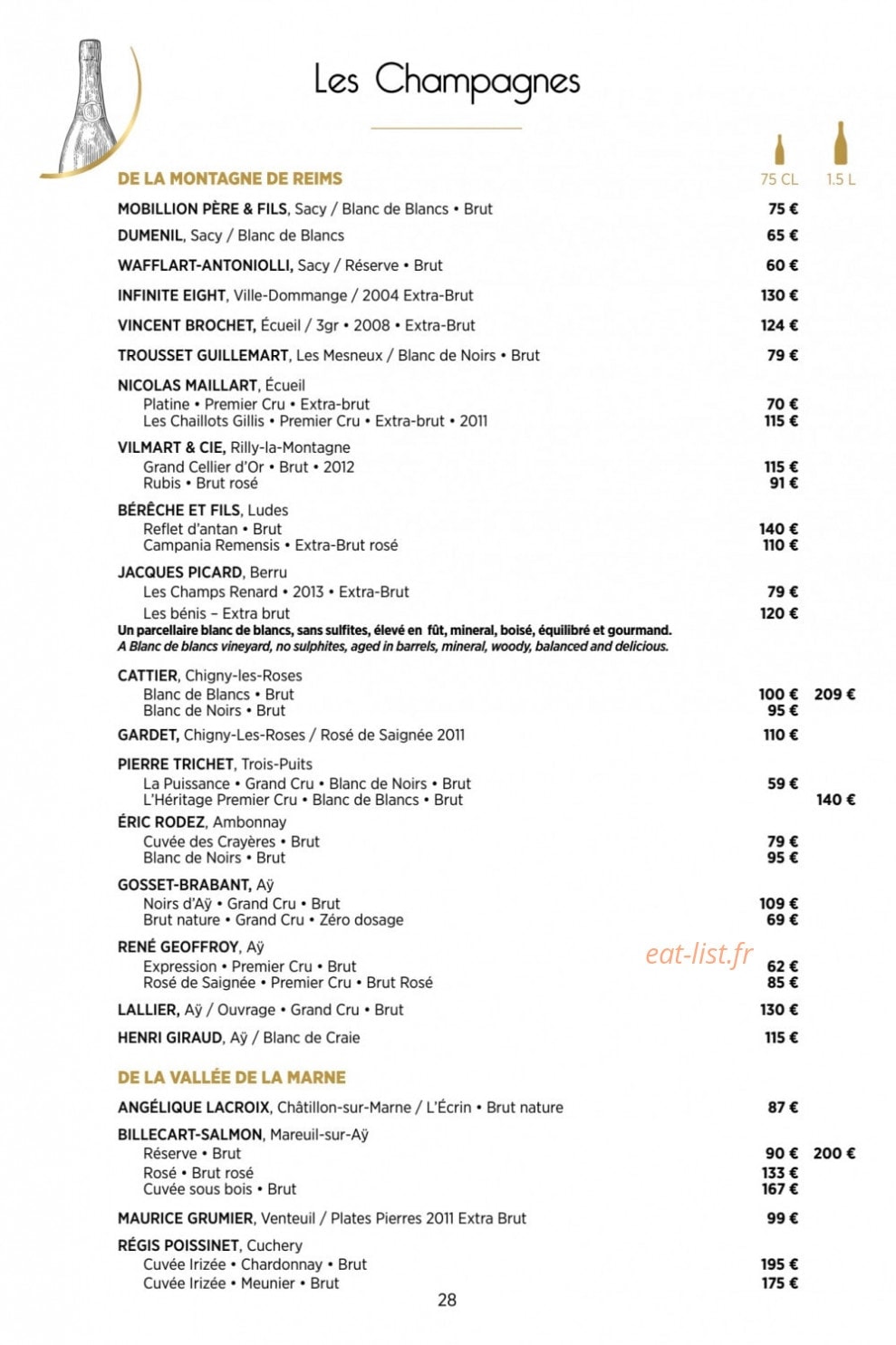 Le Chateau de Sacy — carte page 8