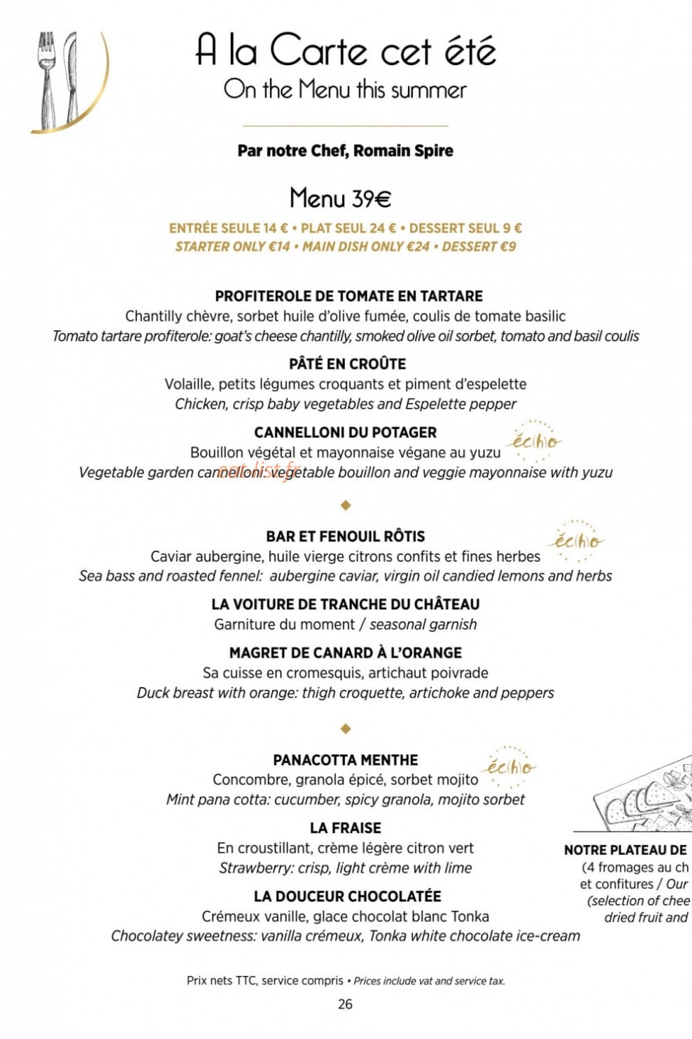 Le Chateau de Sacy — carte page 6