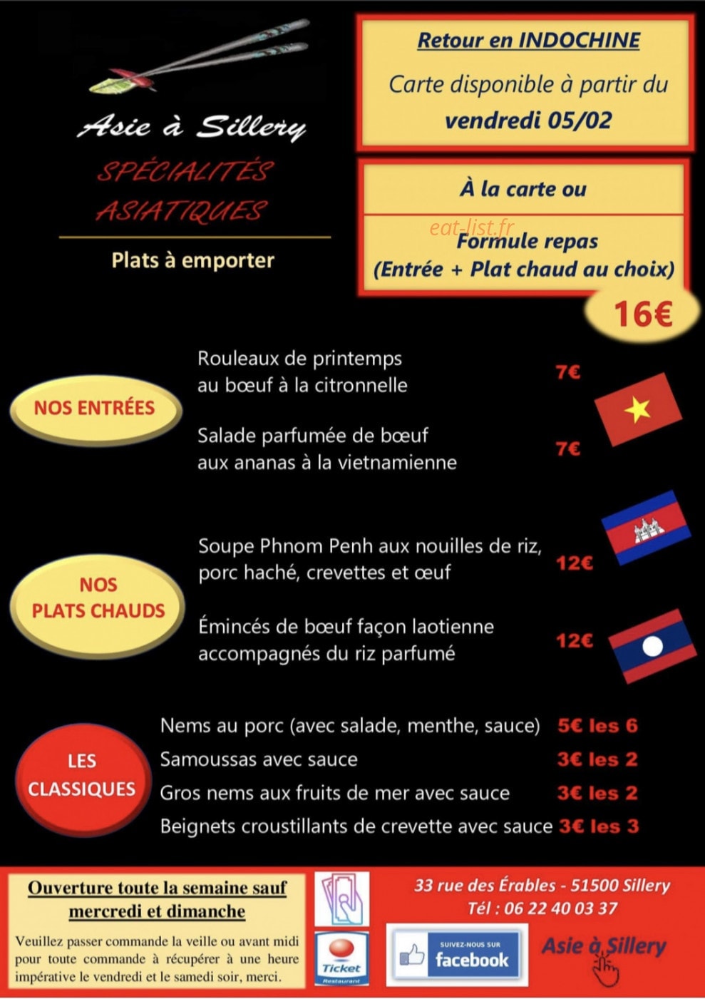 Asie à Sillery — carte page 8