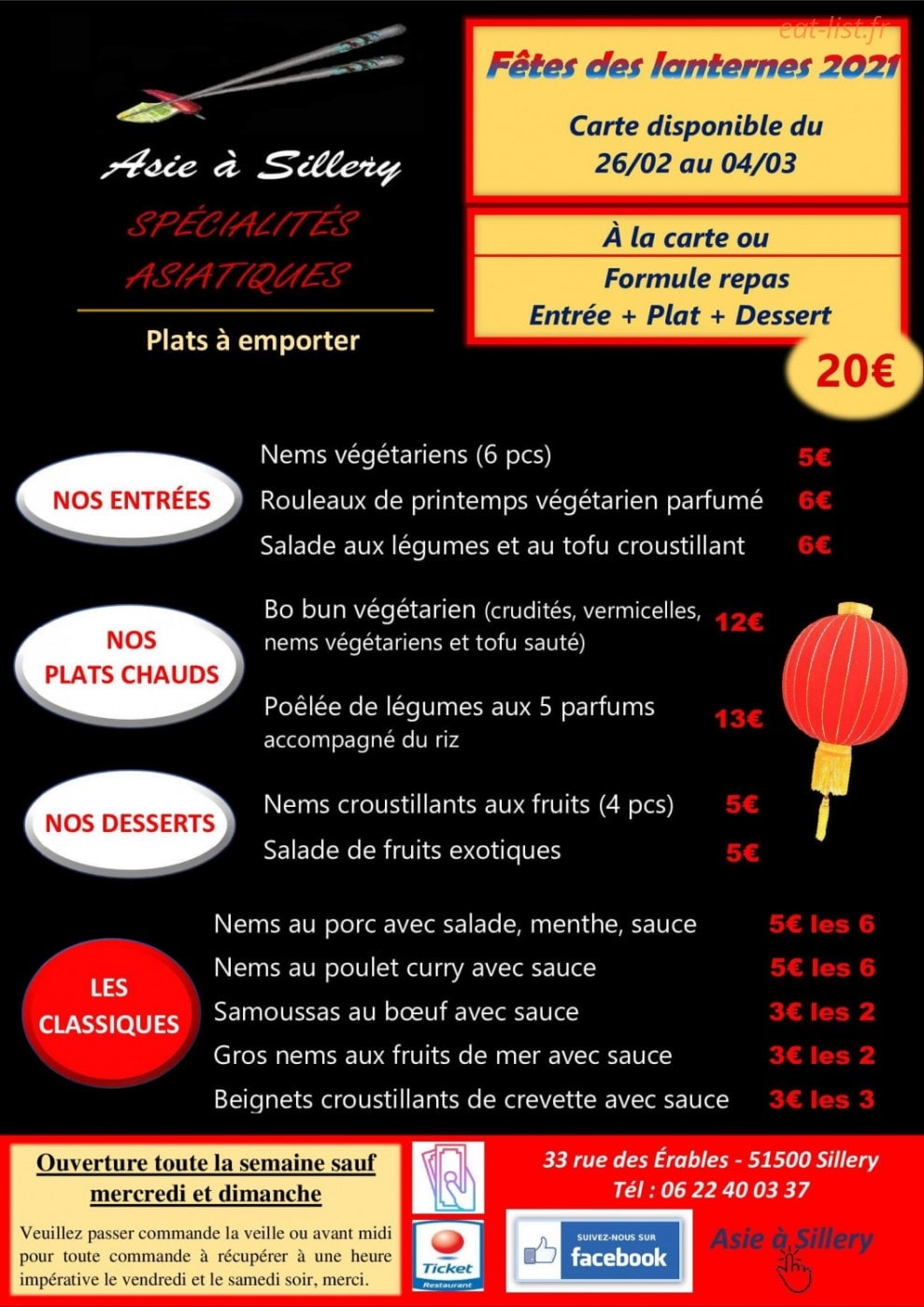 Asie à Sillery — carte page 6