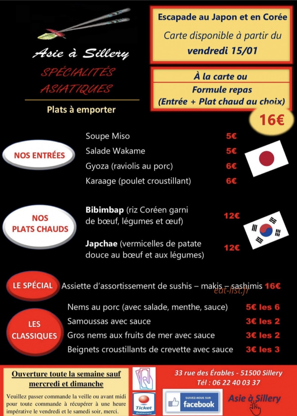 Asie à Sillery — carte page 9