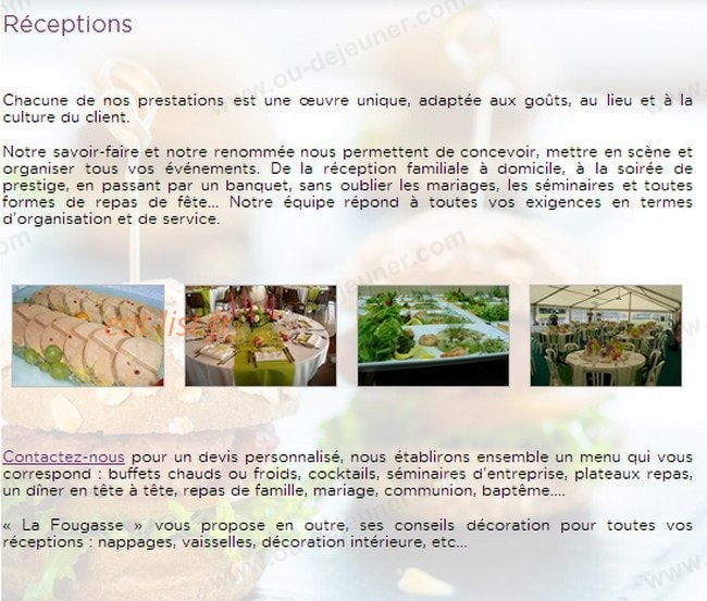 La Fougasse — carte page 3