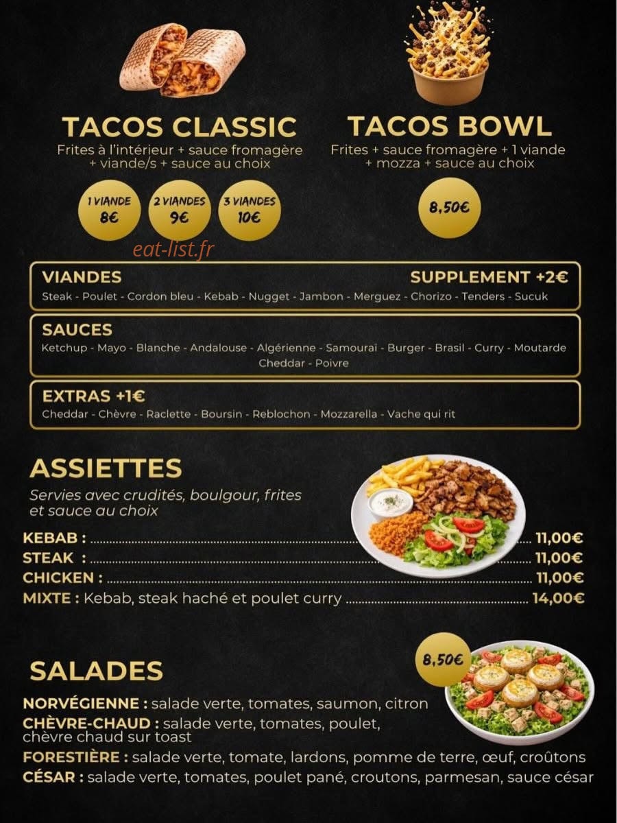 Carte et menu de Le Maestro à Magenta — Menu 3