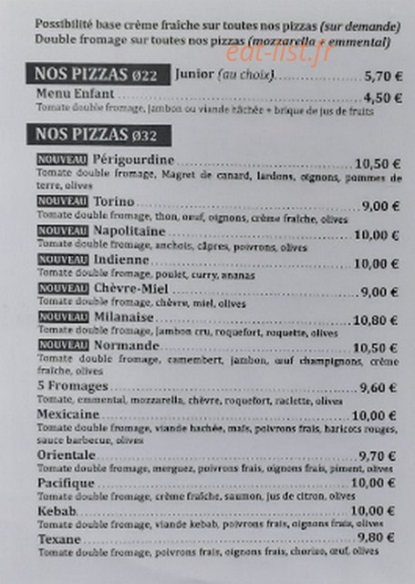 Speed'zzeria — carte page 1