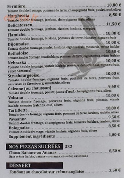 Speed'zzeria — carte page 2