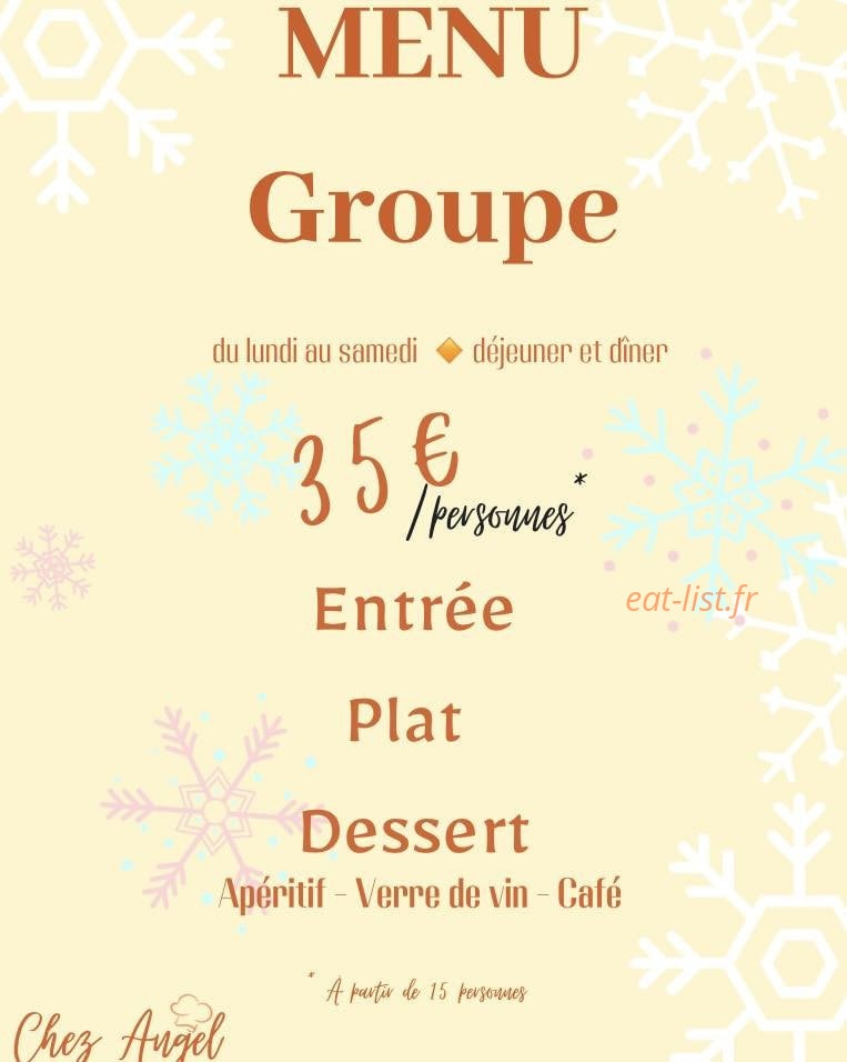 Chez Angel — carte page 1
