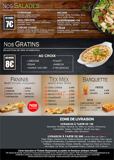 Chez mess — carte page 3