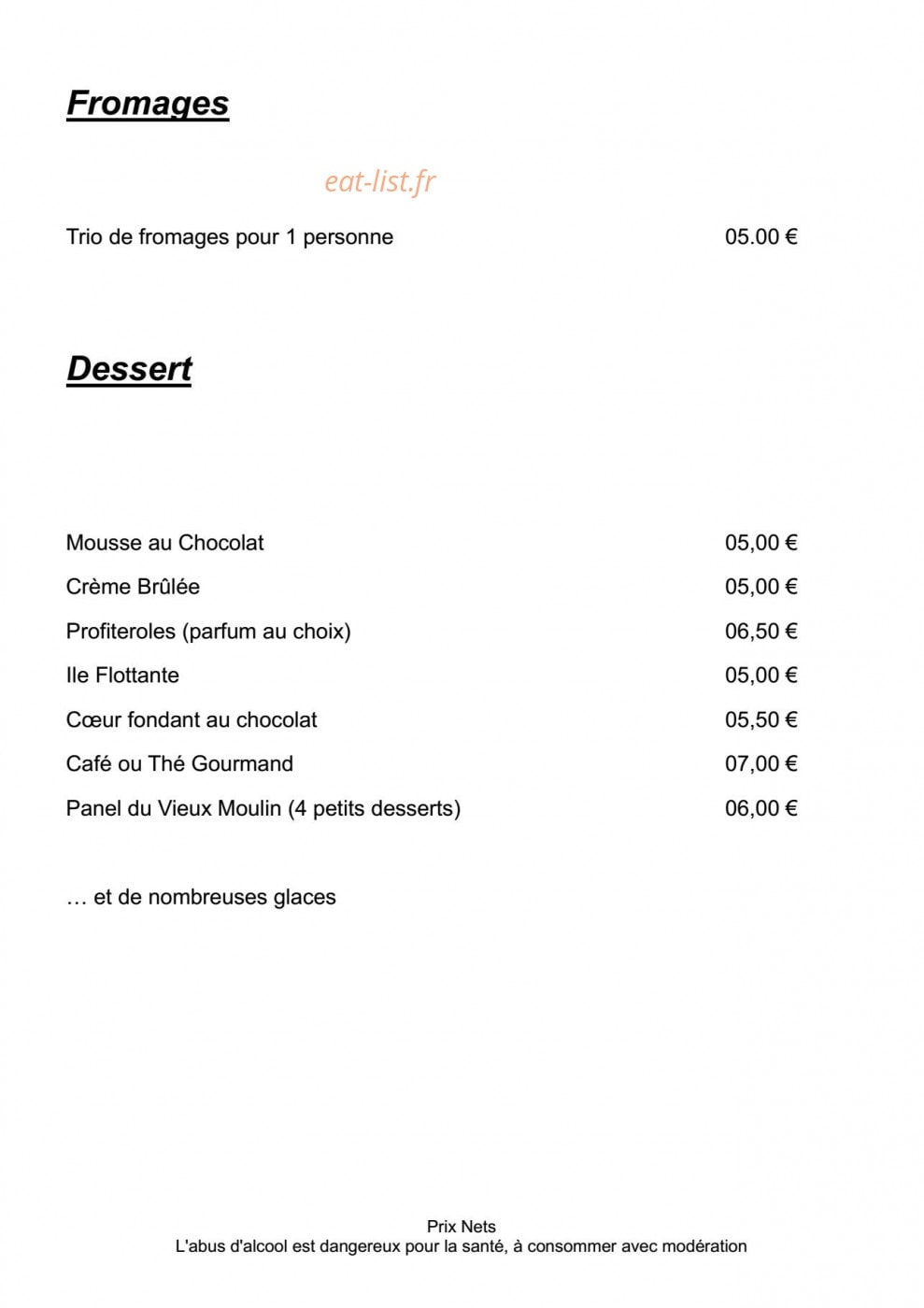 Le vieux moulin — carte page 6