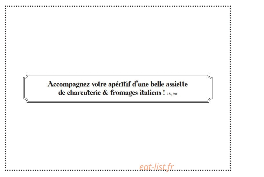 La Piazza — carte page 4