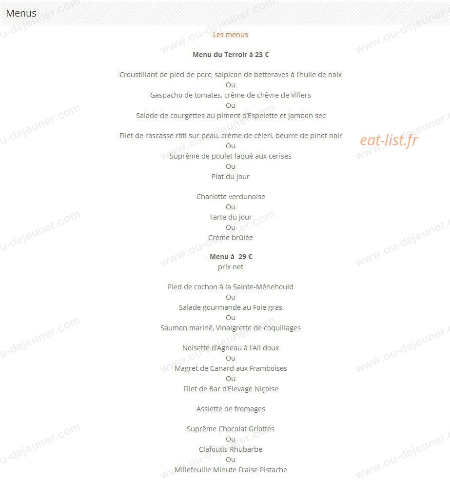 Le cheval Rouge — carte page 1