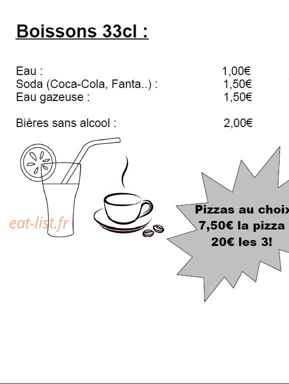 Yollo Pizza — carte page 4