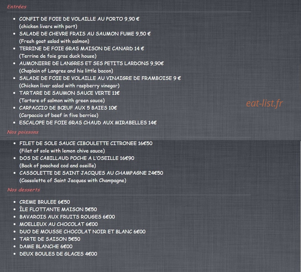 L’Atelier — carte page 1