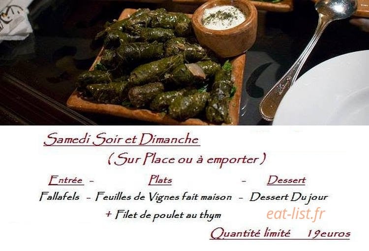 Délices du Caire — carte page 1