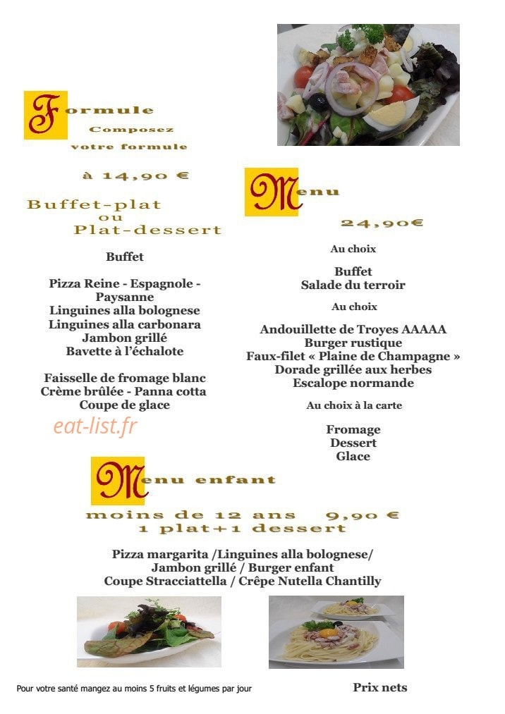 Hotel de France — carte page 5