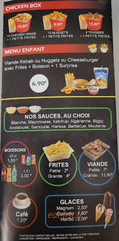 Kebab euro grill ch — carte page 3