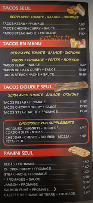 Kebab euro grill ch — carte page 4