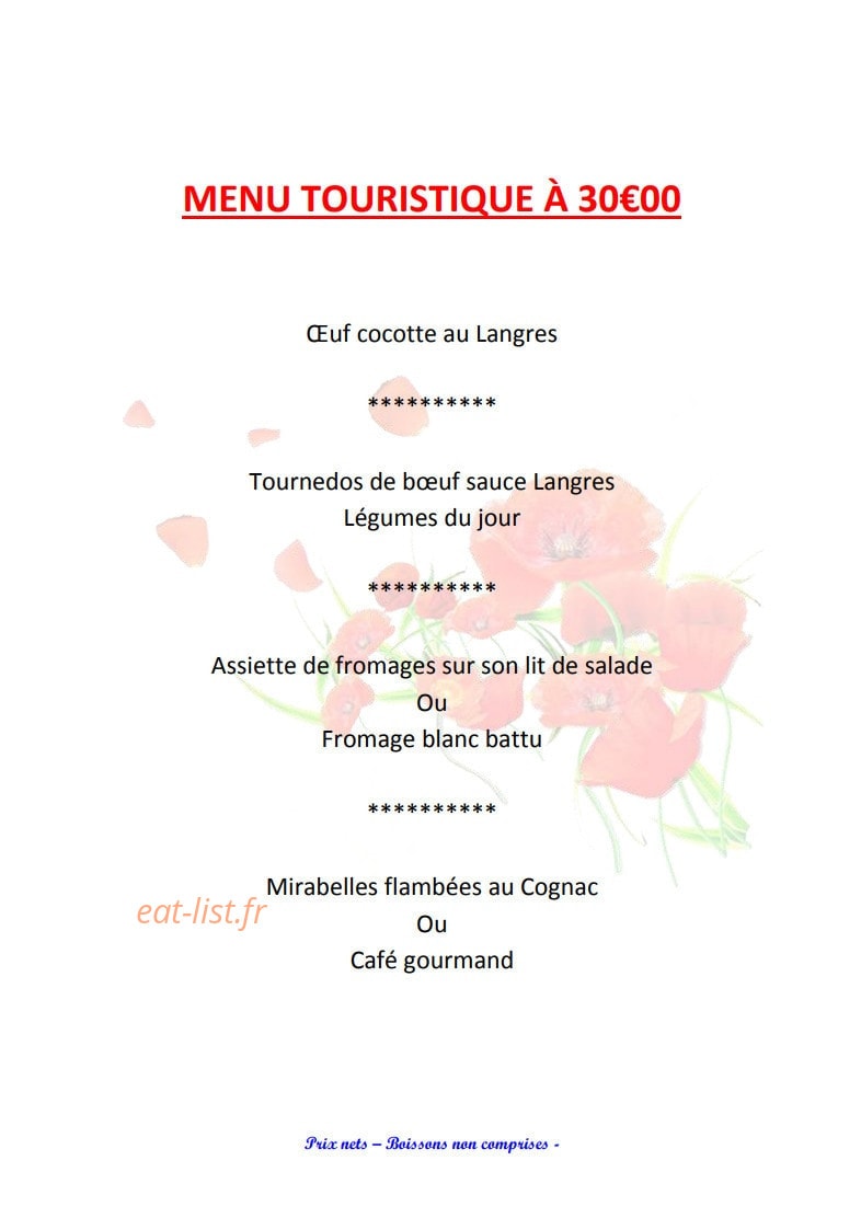 Le Coquelicot — carte page 4