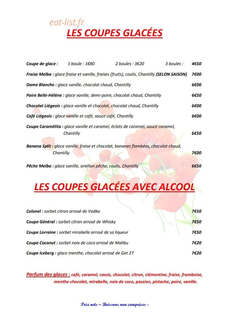 Le Coquelicot — carte page 5