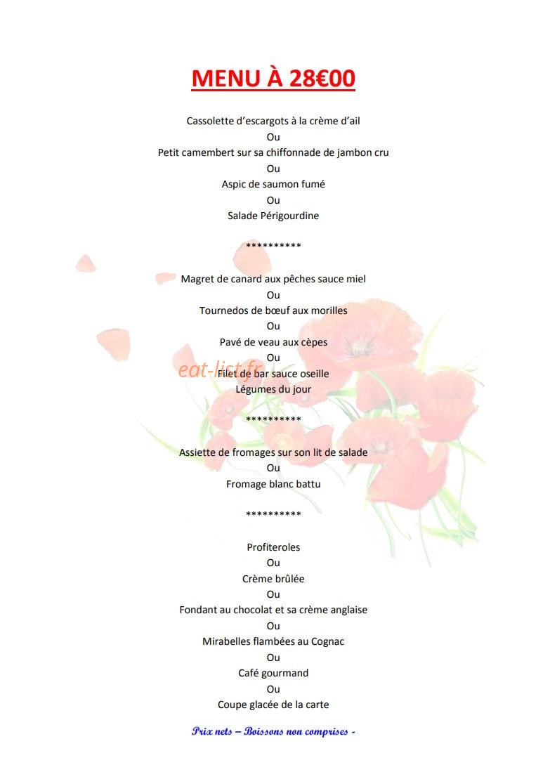 Le Coquelicot — carte page 3