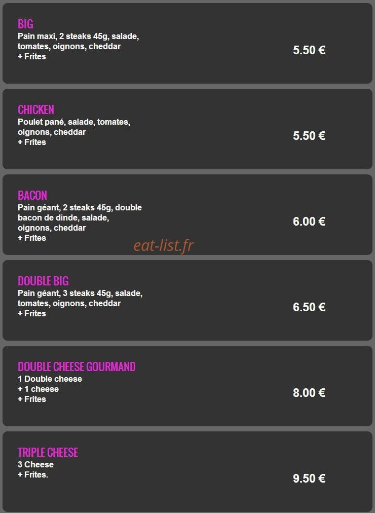 Sos Pizza Couscous — carte page 14