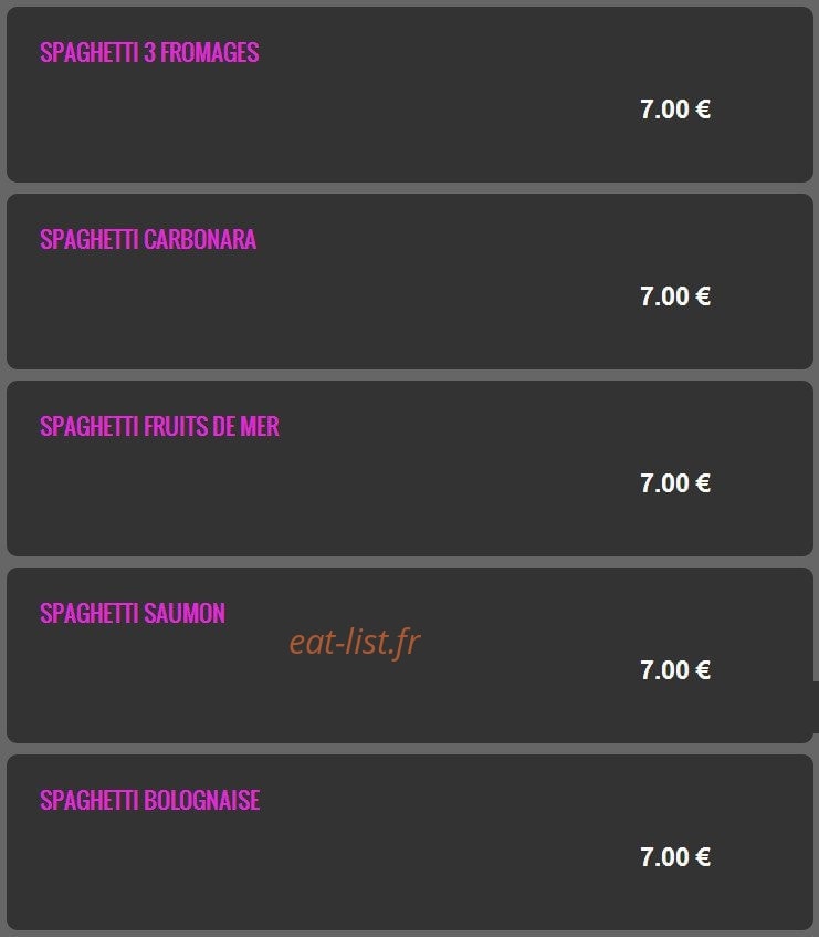 Sos Pizza Couscous — carte page 13