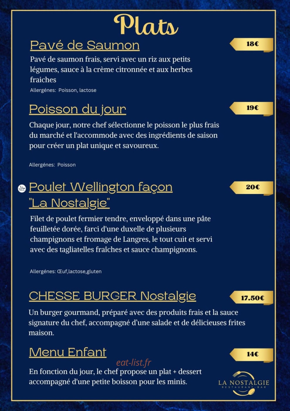 La Nostalgie — carte page 4