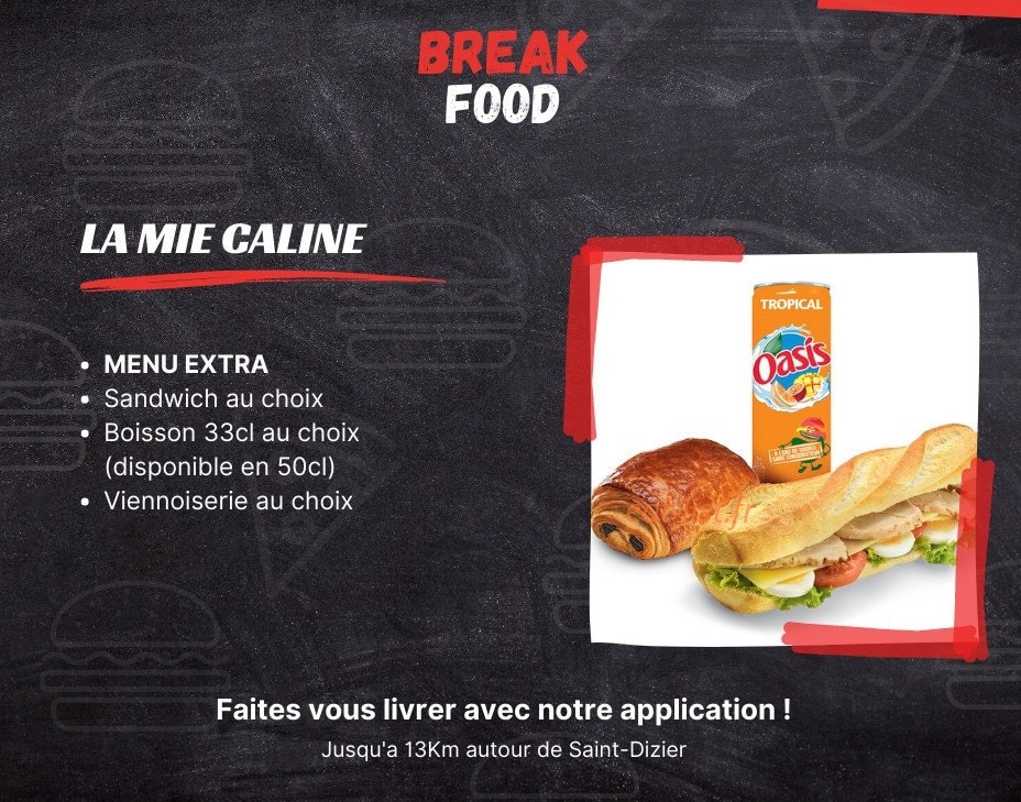 BreakFood — carte page 1