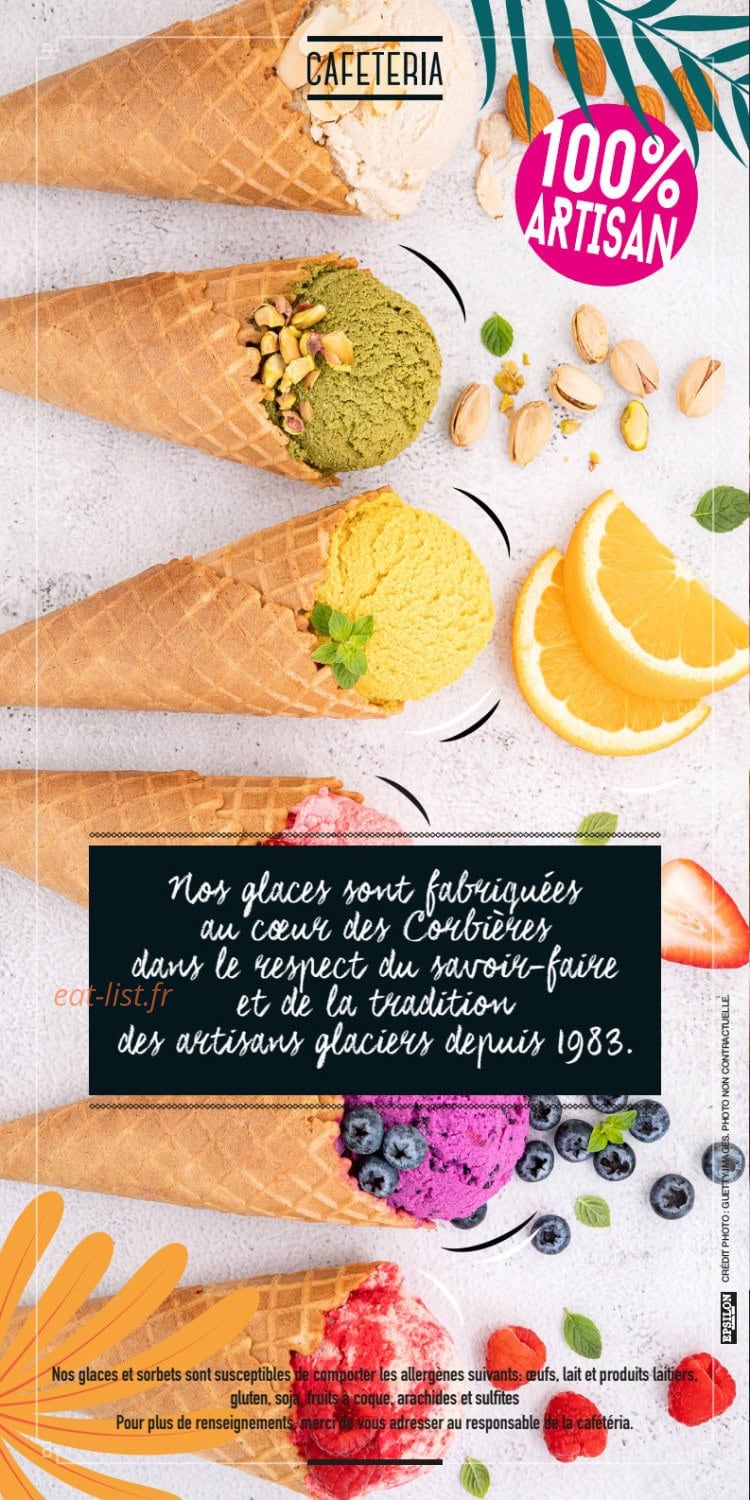 Cafeteria — carte page 5