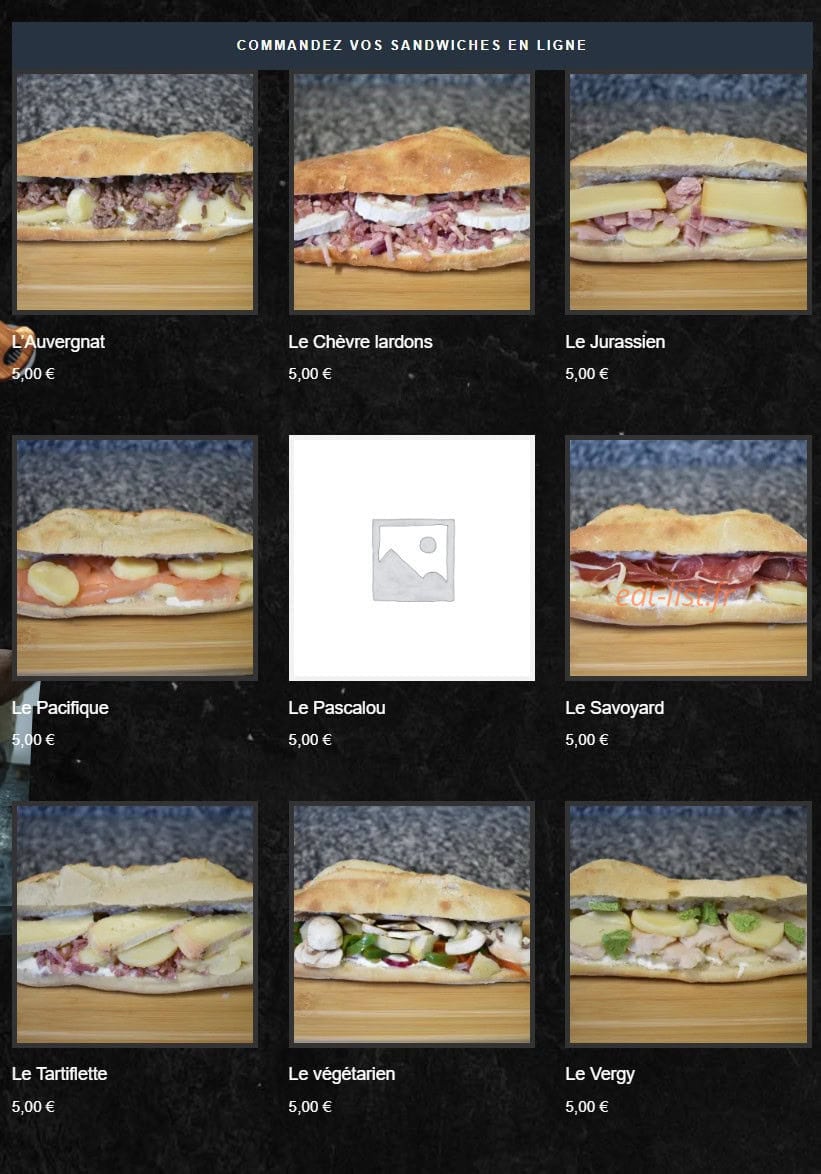 Chez Pascalou — carte page 4