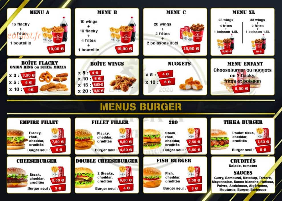 Chick'N Avenue — carte page 3