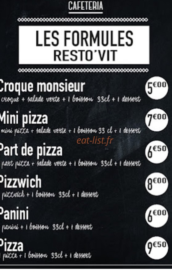 Cora Cafeteria — carte page 5