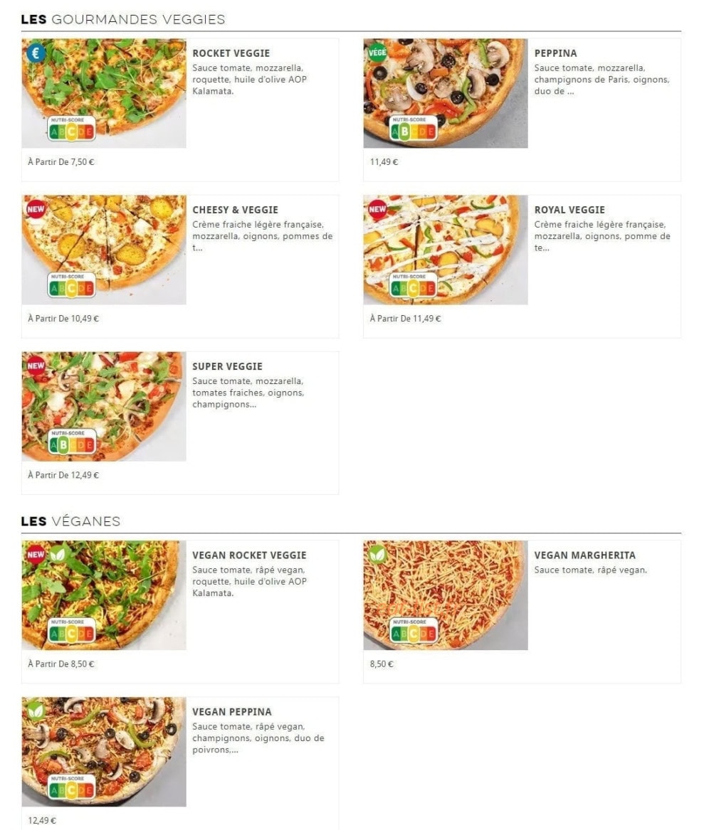 Domino's — carte page 3