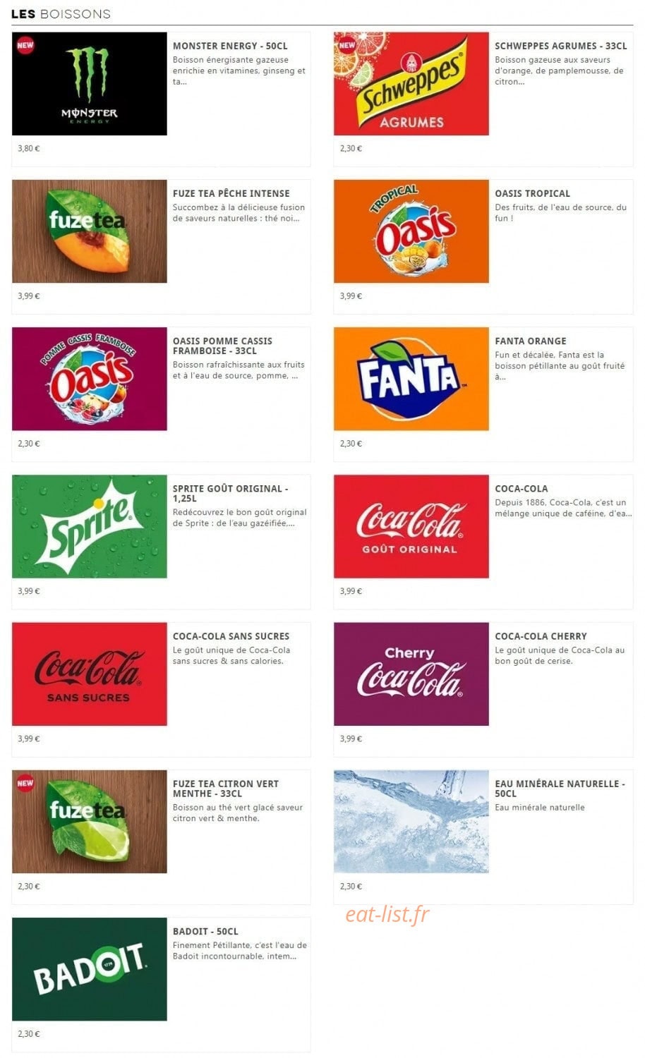 Domino's — carte page 11