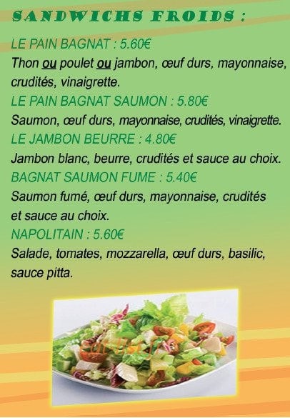 Fringale — carte page 6