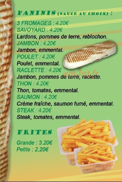 Fringale — carte page 2
