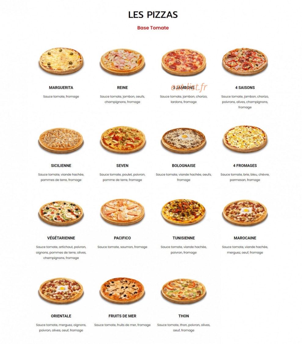 Le seven — carte page 1