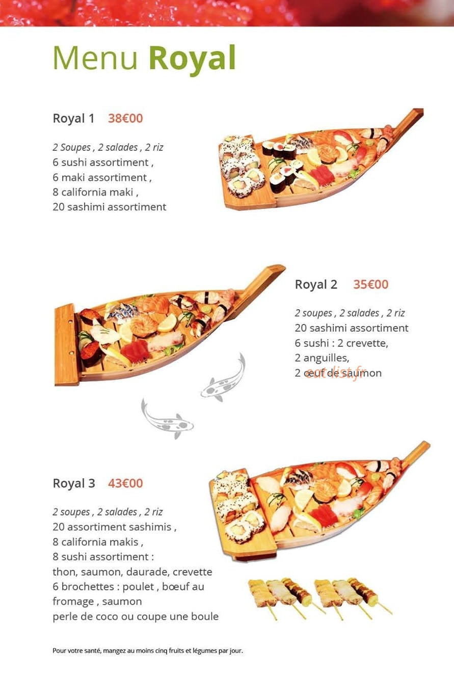 Miya sushi — carte page 4