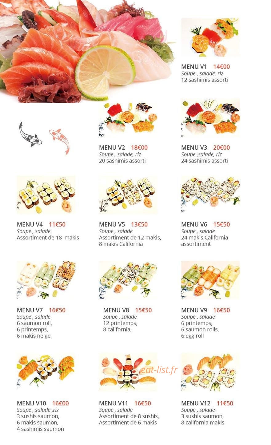 Miya sushi — carte page 9