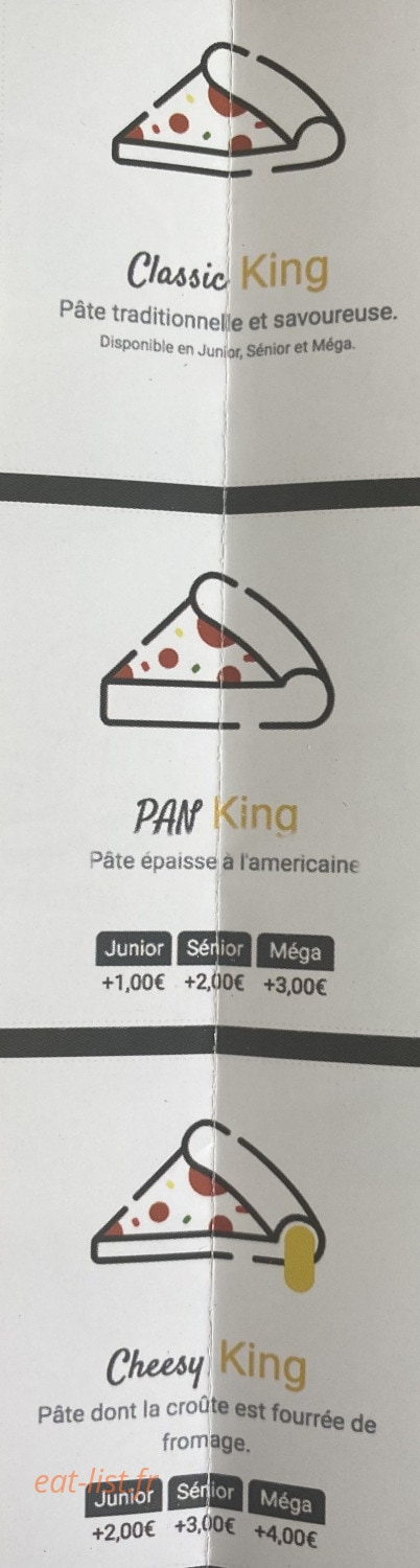 Pizza king — carte page 6