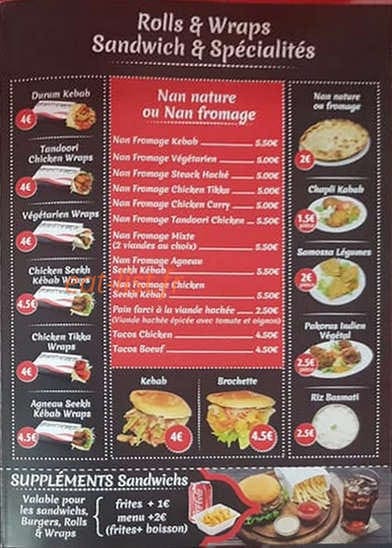 Shami Resto — carte page 4