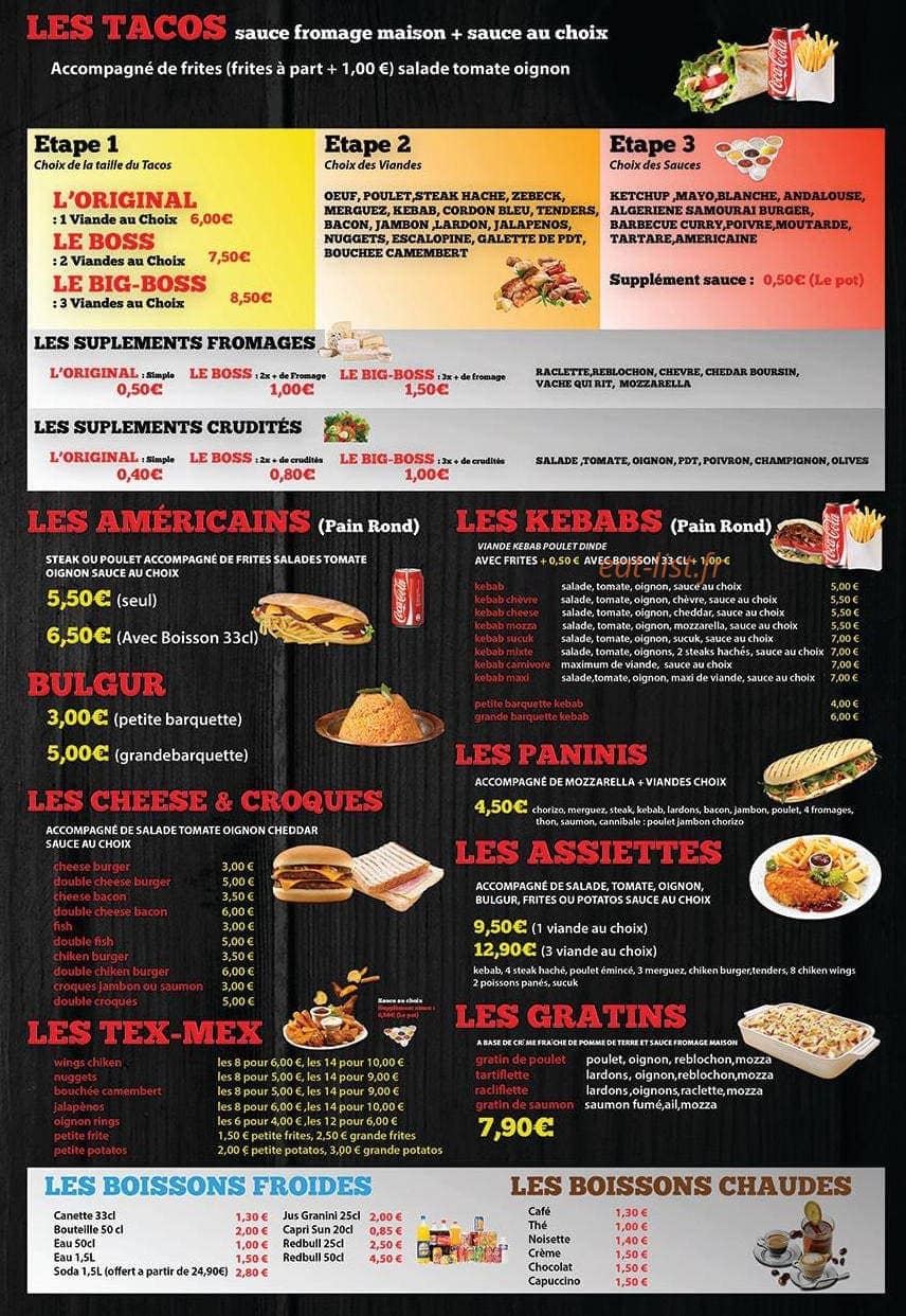 Allo pizza — carte page 3