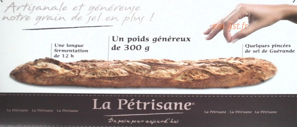 Carte et menu de Au Fournil de la Pétrisane à Val de Meuse — Le pain