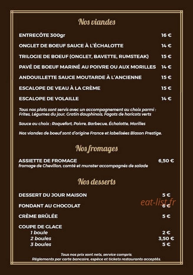 Boucherie de la Vallée de la Marne — carte page 2