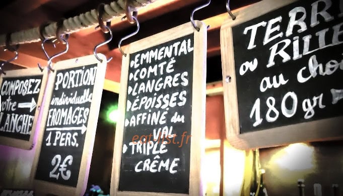 Carte et menu de La Tour des Villains à Le Montsaugeonnais  — Exemple de menu