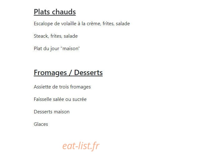 La Licorne — carte page 4